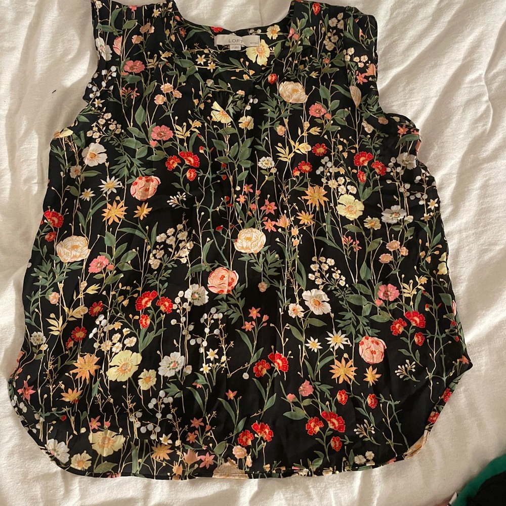 Flower Blouse Tank